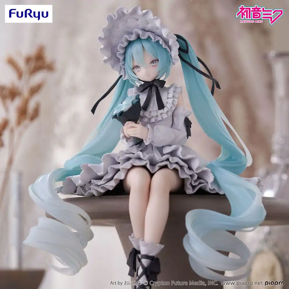 Hatsune Miku čep za rezance PVC Statua Vintage lutka stil 15 cm fotografija proizvoda