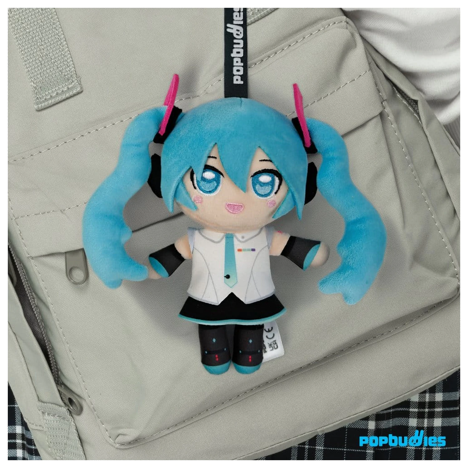 Hatsune Miku plišani privjesak za ključeve V4X 15 cm fotografija proizvoda