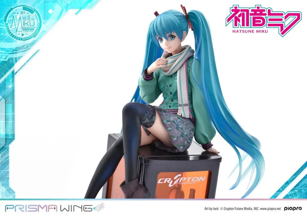 Hatsune Miku Prisma Wing PVC Kip 1/7 Hatsune Miku (Art by lack) 19 cm fotografija proizvoda