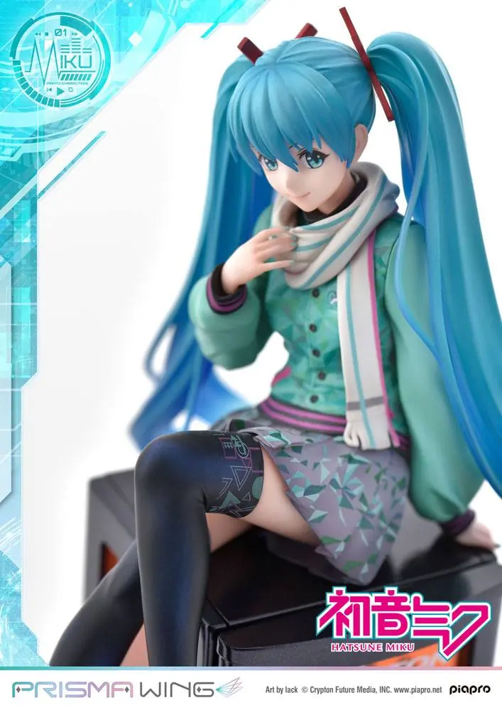 Hatsune Miku Prisma Wing PVC Kip 1/7 Hatsune Miku (Art by lack) 19 cm fotografija proizvoda