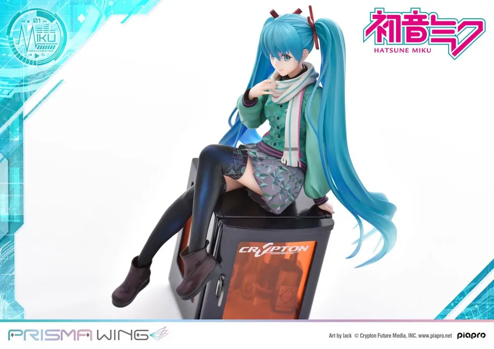 Hatsune Miku Prisma Wing PVC Kip 1/7 Hatsune Miku (Art by lack) 19 cm fotografija proizvoda