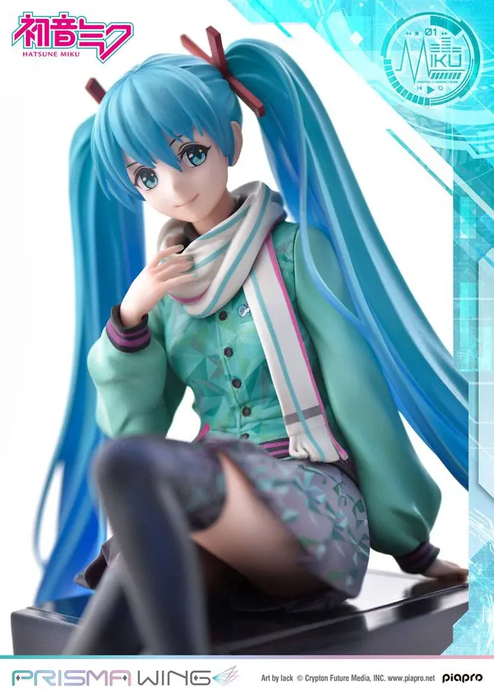 Hatsune Miku Prisma Wing PVC Kip 1/7 Hatsune Miku (Art by lack) 19 cm fotografija proizvoda