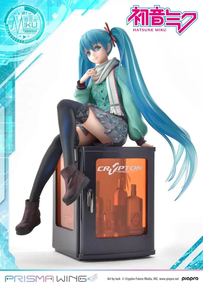 Hatsune Miku Prisma Wing PVC Kip 1/7 Hatsune Miku (Art by lack) 19 cm fotografija proizvoda