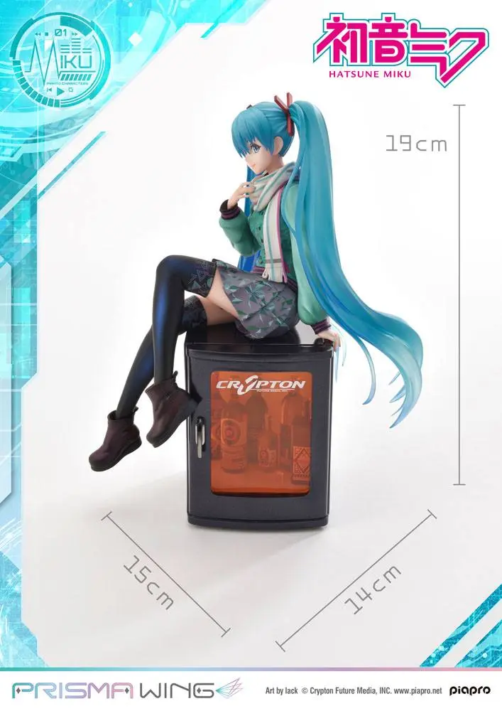 Hatsune Miku Prisma Wing PVC Kip 1/7 Hatsune Miku (Art by lack) 19 cm fotografija proizvoda