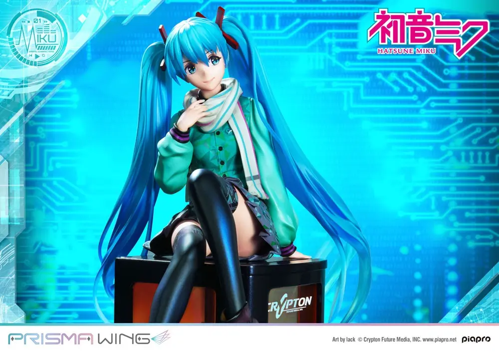 Hatsune Miku Prisma Wing PVC Kip 1/7 Hatsune Miku (Art by lack) 19 cm fotografija proizvoda