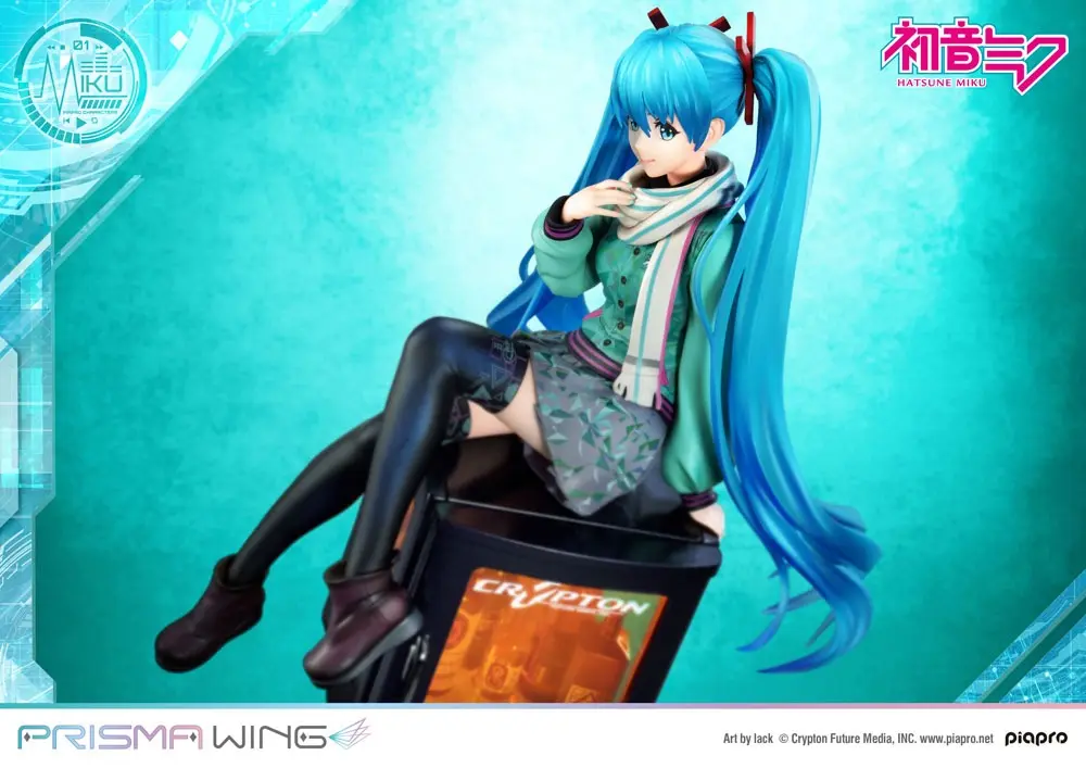 Hatsune Miku Prisma Wing PVC Kip 1/7 Hatsune Miku (Art by lack) 19 cm fotografija proizvoda