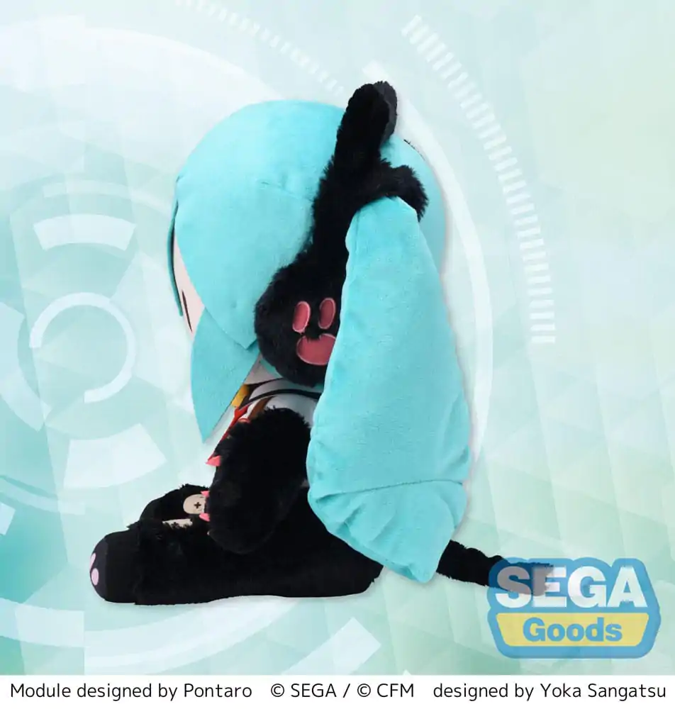 Hatsune Miku Project Diva Arcade Future Tone Fuwa Petit Plišana figura Hatsune Miku Kitty Cat LL 30 cm fotografija proizvoda