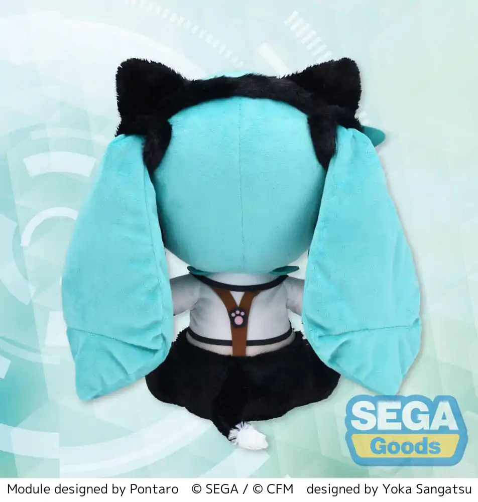 Hatsune Miku Project Diva Arcade Future Tone Fuwa Petit Plišana figura Hatsune Miku Kitty Cat LL 30 cm fotografija proizvoda