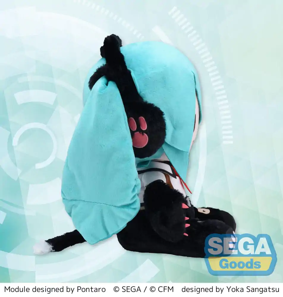 Hatsune Miku Project Diva Arcade Future Tone Fuwa Petit Plišana figura Hatsune Miku Kitty Cat LL 30 cm fotografija proizvoda