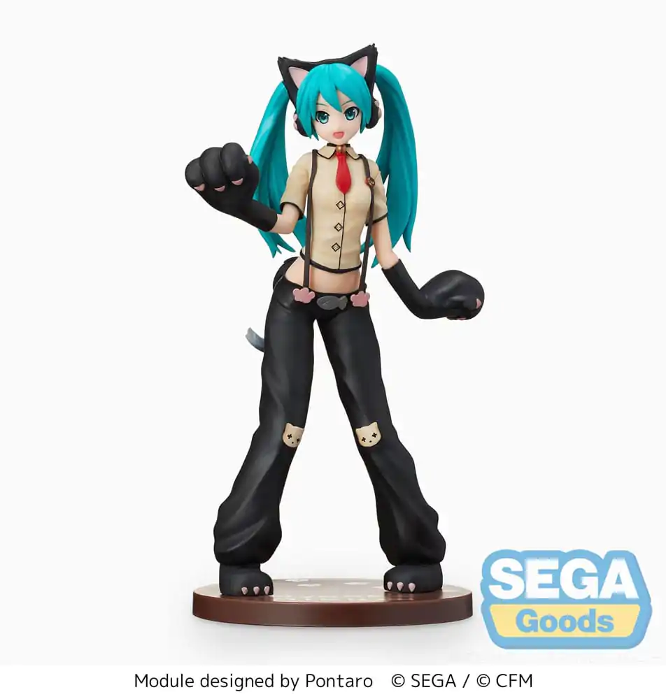 Hatsune Miku Project DIVA Arcade Future Tone SPM PVC kipić Hatsune Miku Kitty Cat 23 cm fotografija proizvoda