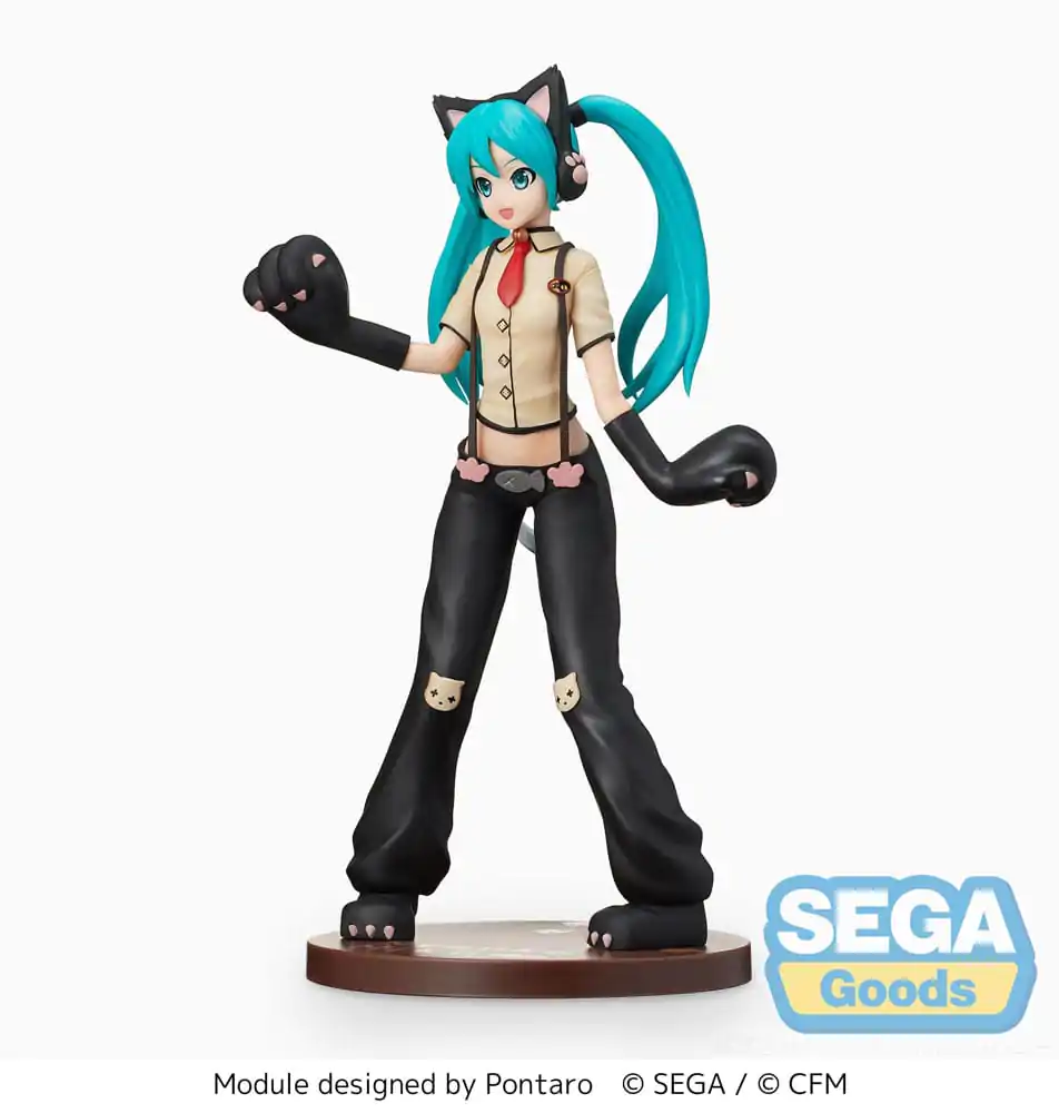 Hatsune Miku Project DIVA Arcade Future Tone SPM PVC kipić Hatsune Miku Kitty Cat 23 cm fotografija proizvoda