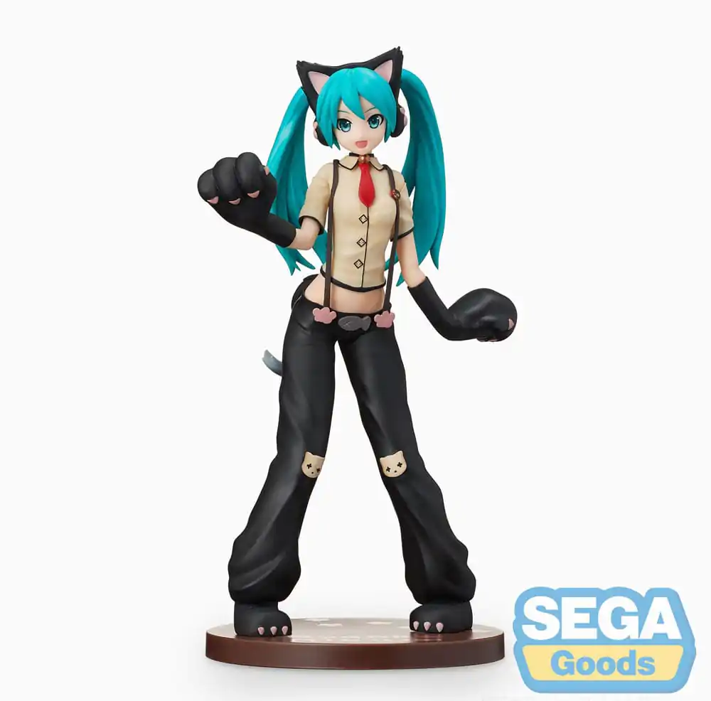 Hatsune Miku Project DIVA Arcade Future Tone SPM PVC kipić Hatsune Miku Kitty Cat 23 cm fotografija proizvoda