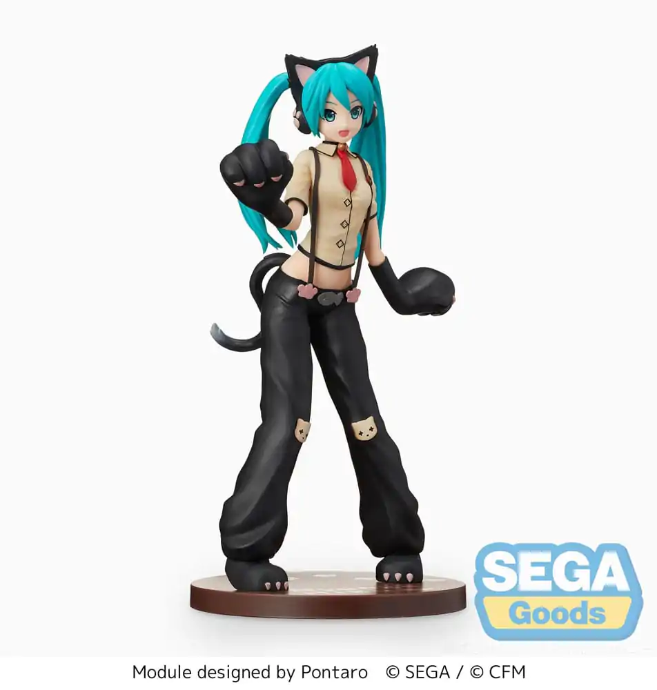 Hatsune Miku Project DIVA Arcade Future Tone SPM PVC kipić Hatsune Miku Kitty Cat 23 cm fotografija proizvoda