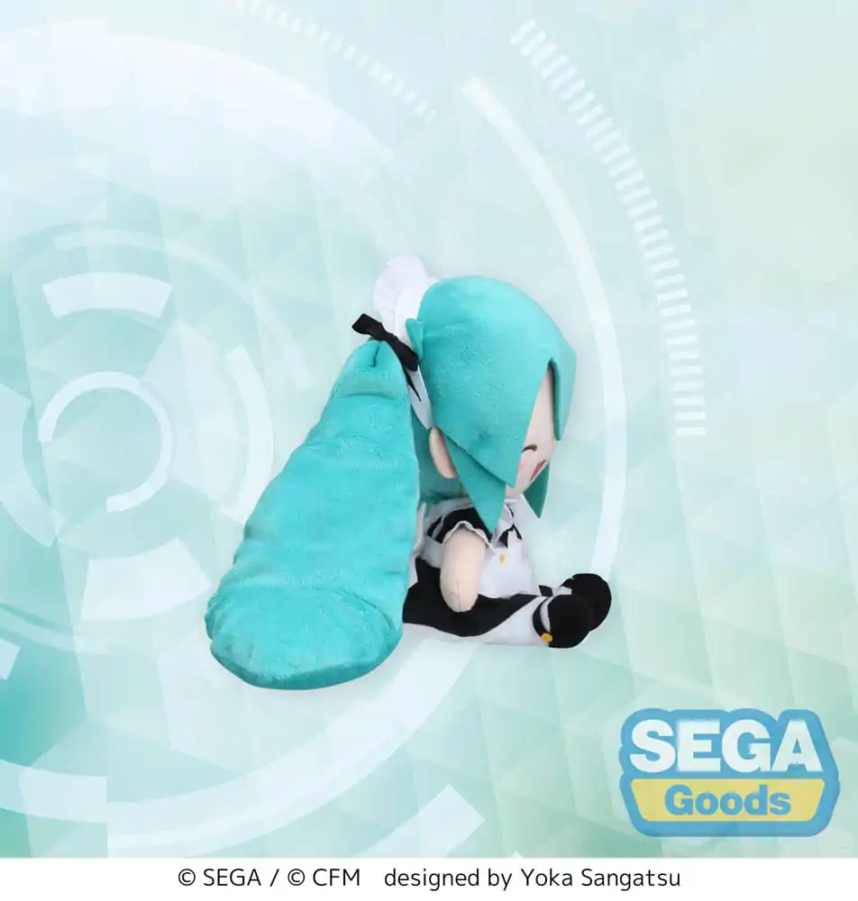 Hatsune Miku Project Diva Arcade Fuwa Petit Mini Plišana Figura Miku Maid Ver. (EX) 16 cm fotografija proizvoda