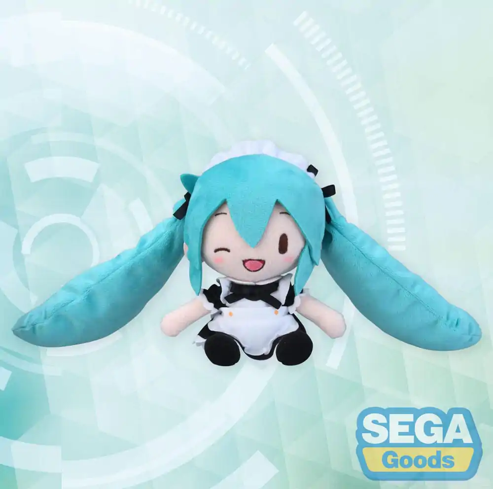 Hatsune Miku Project Diva Arcade Fuwa Petit Mini Plišana Figura Miku Maid Ver. (EX) 16 cm fotografija proizvoda