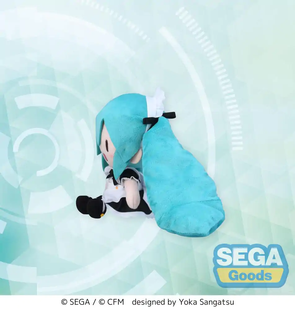 Hatsune Miku Project Diva Arcade Fuwa Petit Mini Plišana Figura Miku Maid Ver. (EX) 16 cm fotografija proizvoda