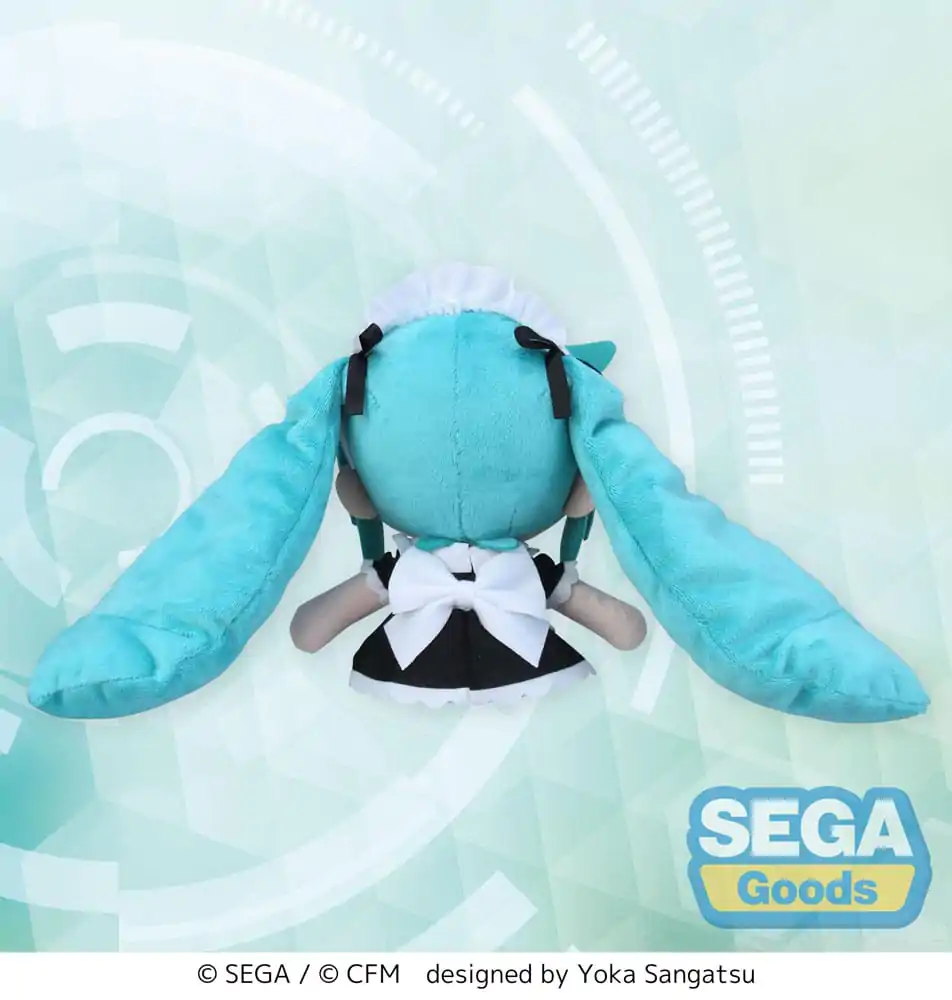 Hatsune Miku Project Diva Arcade Fuwa Petit Mini Plišana Figura Miku Maid Ver. (EX) 16 cm fotografija proizvoda