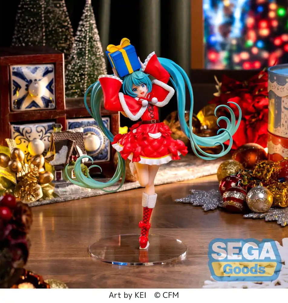 Hatsune Miku Series Luminasta PVC Kipić Hatsune Miku Christmas 2024 19 cm fotografija proizvoda