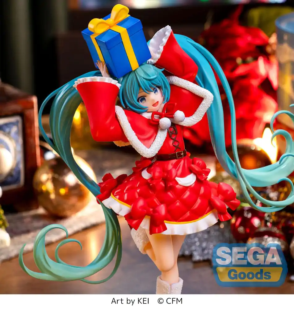 Hatsune Miku Series Luminasta PVC Kipić Hatsune Miku Christmas 2024 19 cm fotografija proizvoda