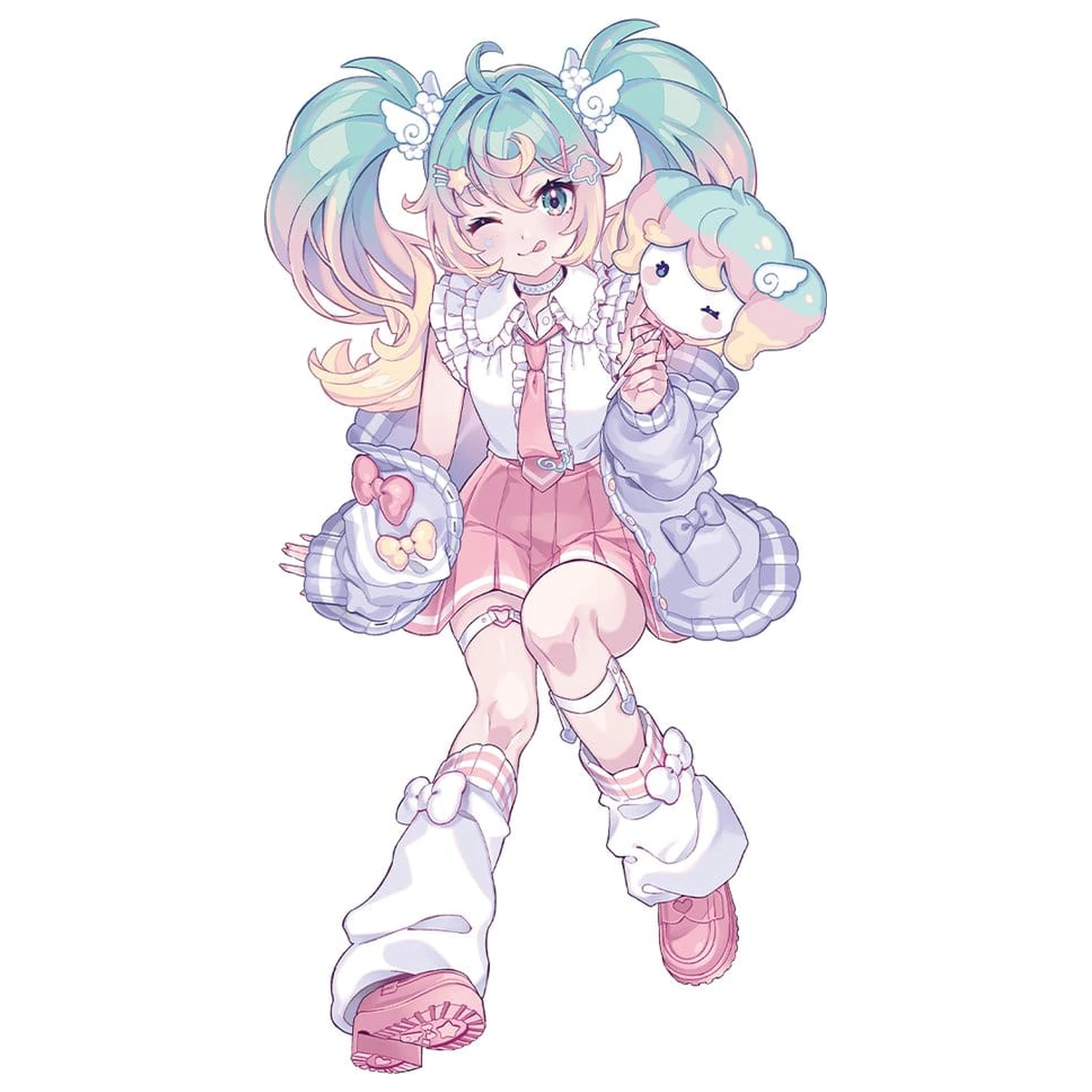 Hatsune Miku Sweet School Life PVC figura Pastel verzija 13 cm fotografija proizvoda