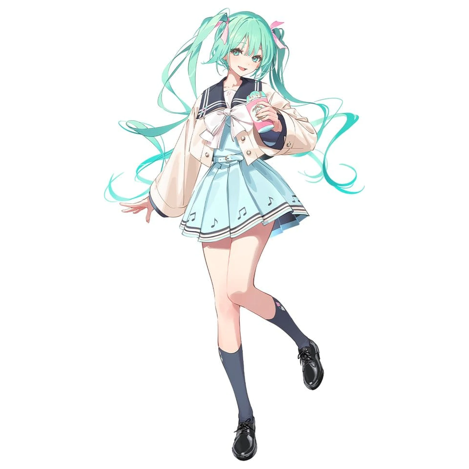 Hatsune Miku Sweet School Life PVC figura Pure Version 18 cm fotografija proizvoda