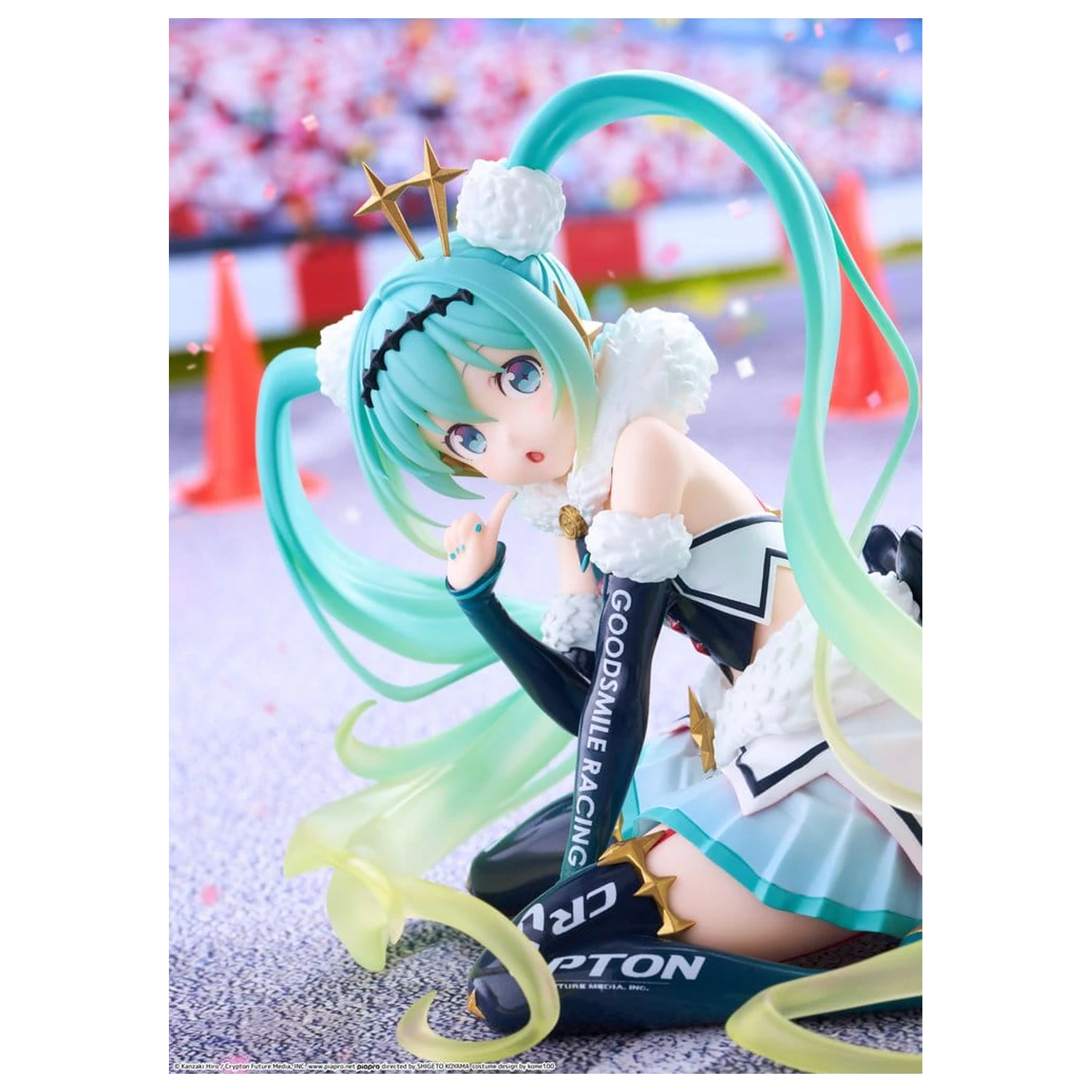Hatsune Miku Taito Kuji PVC Figura Racing Miku 2018 Ver. Round 8 13 cm fotografija proizvoda
