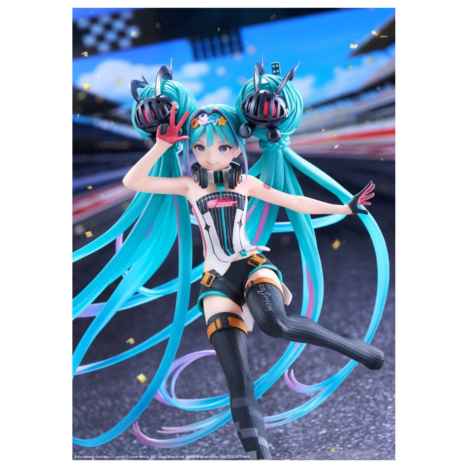 Hatsune Miku Taito Kuji PVC Figura Racing Miku 2026 Ver. Original 18 cm fotografija proizvoda