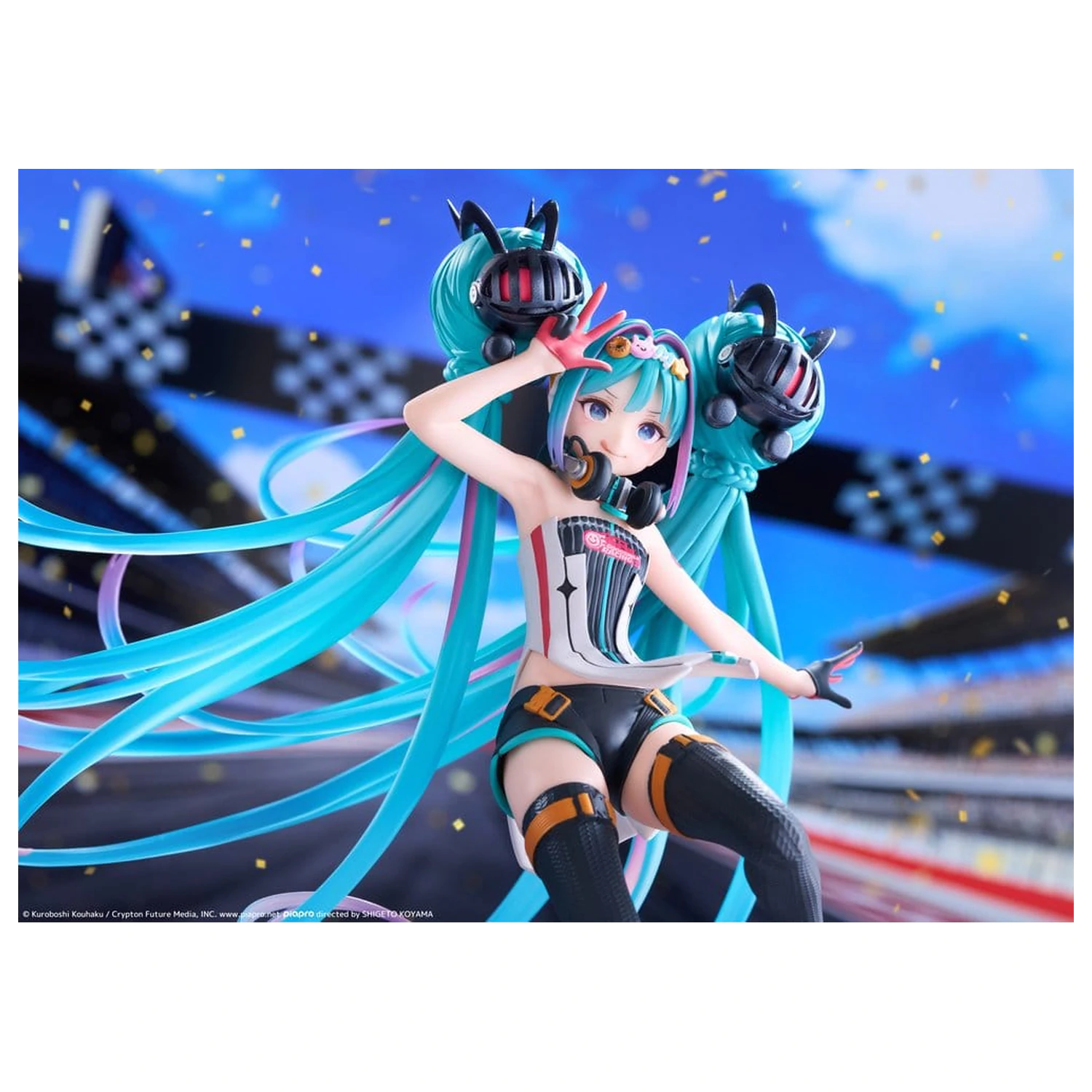 Hatsune Miku Taito Kuji PVC Figura Racing Miku 2026 Ver. Original 18 cm fotografija proizvoda