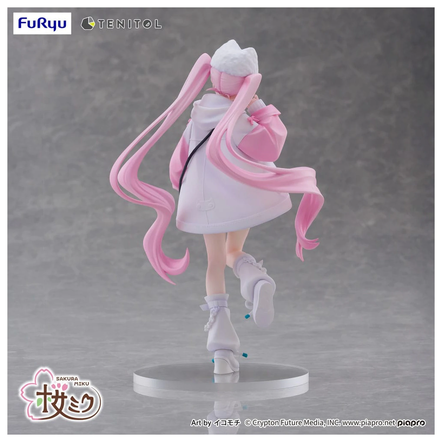 Hatsune Miku Tenitol PVC kip Sakura Miku Cool style [petit] 19 cm fotografija proizvoda