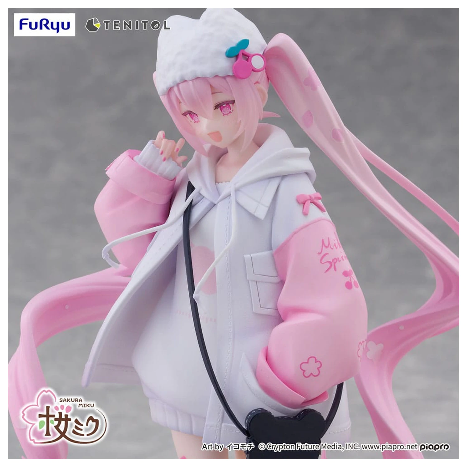 Hatsune Miku Tenitol PVC kip Sakura Miku Cool style [petit] 19 cm fotografija proizvoda