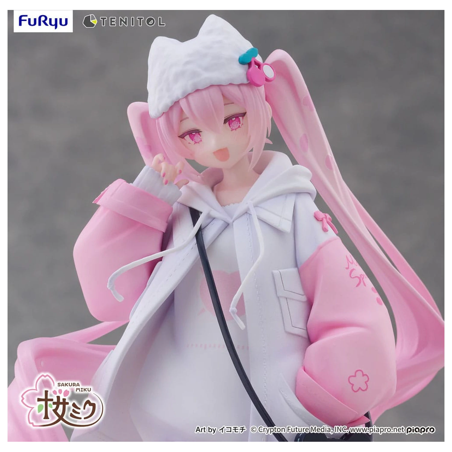 Hatsune Miku Tenitol PVC kip Sakura Miku Cool style [petit] 19 cm fotografija proizvoda