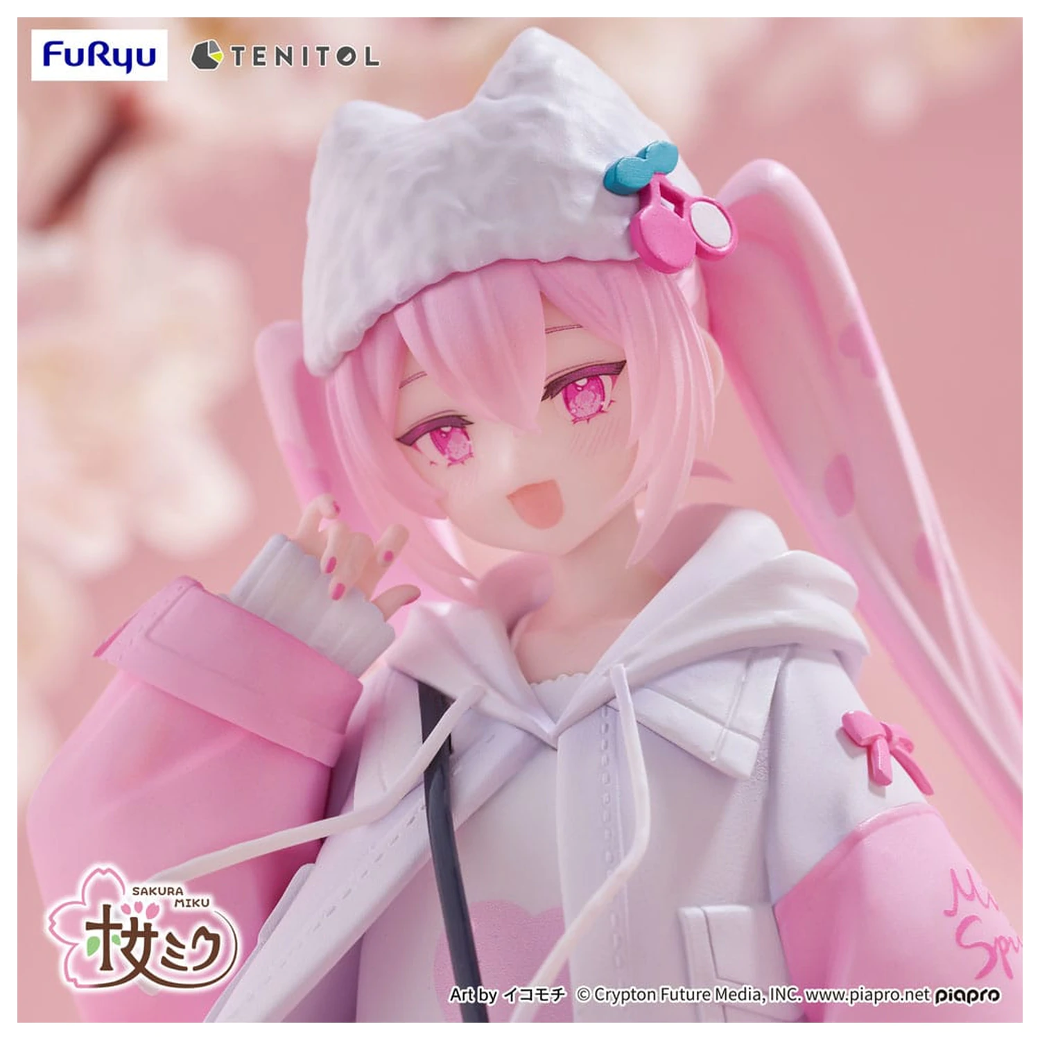 Hatsune Miku Tenitol PVC kip Sakura Miku Cool style [petit] 19 cm fotografija proizvoda