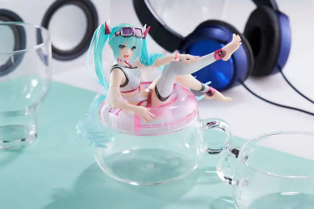 Hatsune Miku Wonderland PVC Kip Aqua Float Girls Figura Hatsune Miku Reissue 18 cm fotografija proizvoda