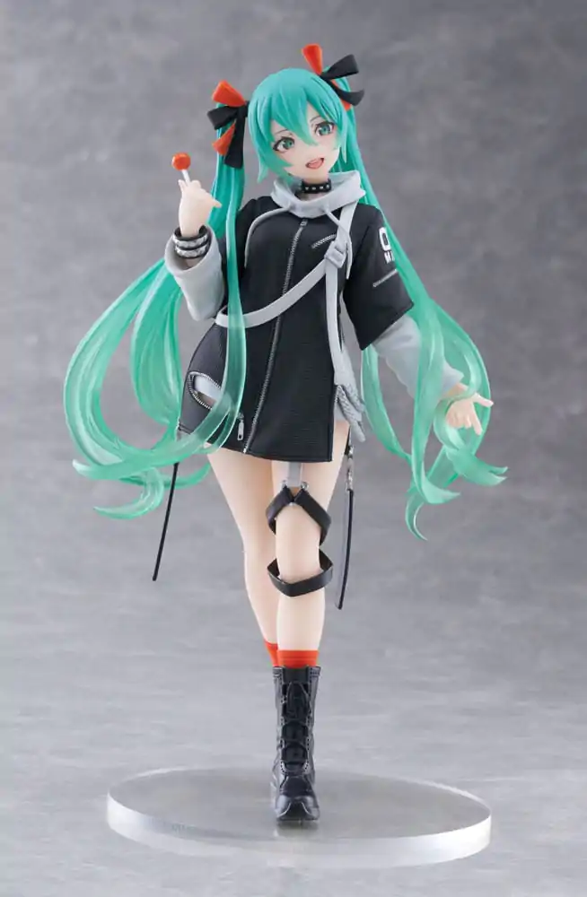 Hatsune Miku Wonderland PVC Kip Modna Punk verzija 18 cm fotografija proizvoda