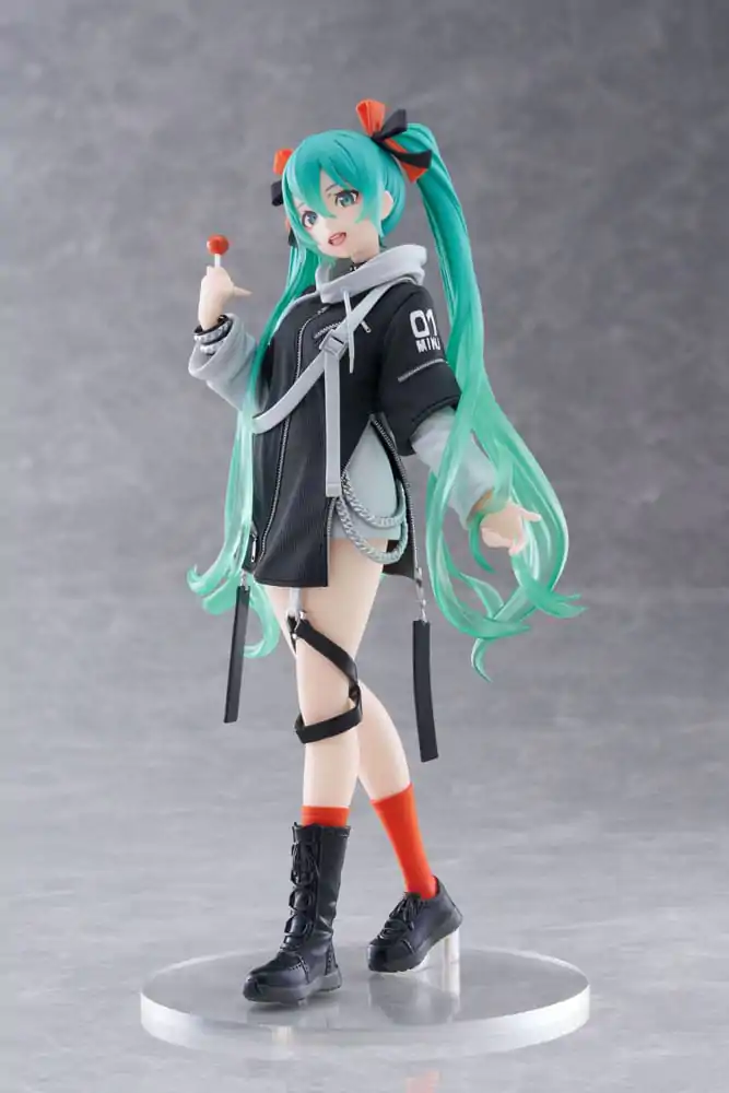 Hatsune Miku Wonderland PVC Kip Modna Punk verzija 18 cm fotografija proizvoda