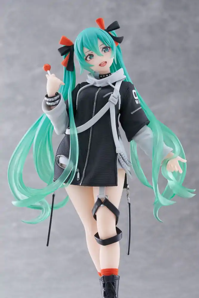 Hatsune Miku Wonderland PVC Kip Modna Punk verzija 18 cm fotografija proizvoda