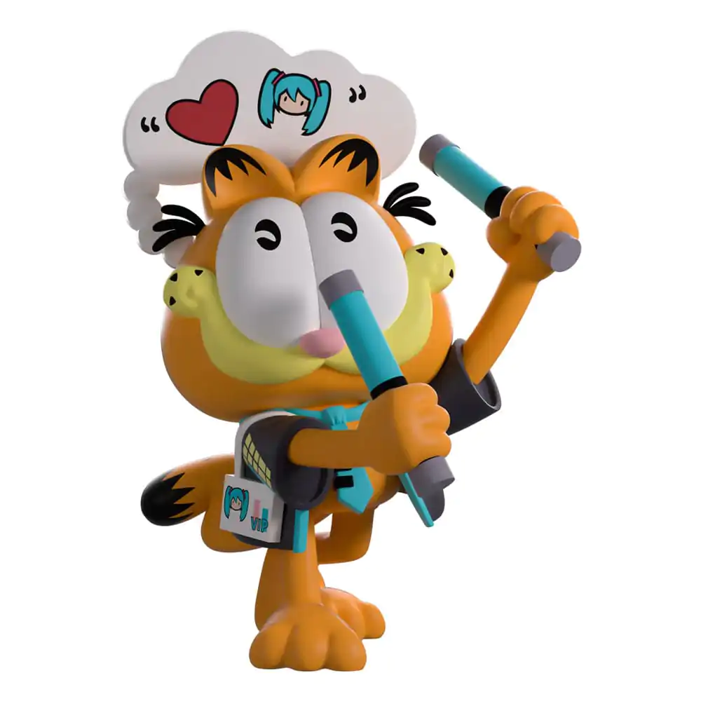 Hatsune Miku x Garfield Vinilna figura Miku Concert Garfield 13 cm fotografija proizvoda