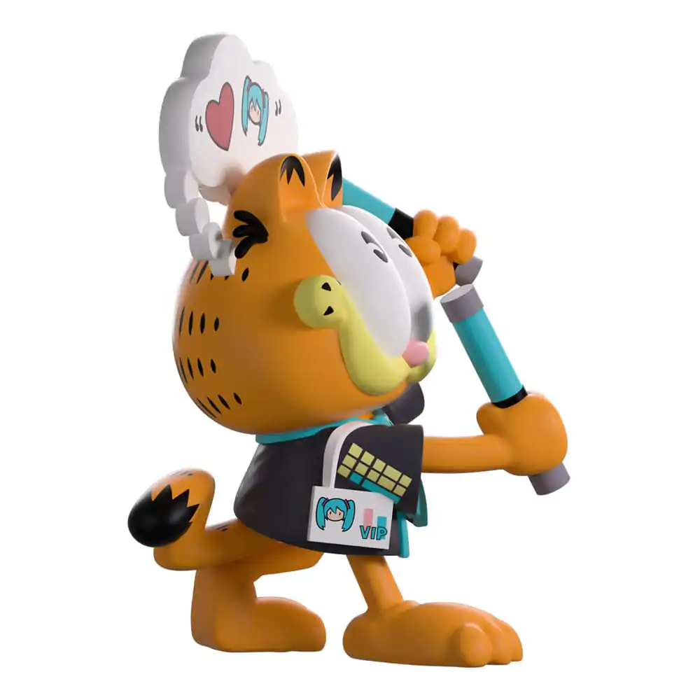 Hatsune Miku x Garfield Vinilna figura Miku Concert Garfield 13 cm fotografija proizvoda