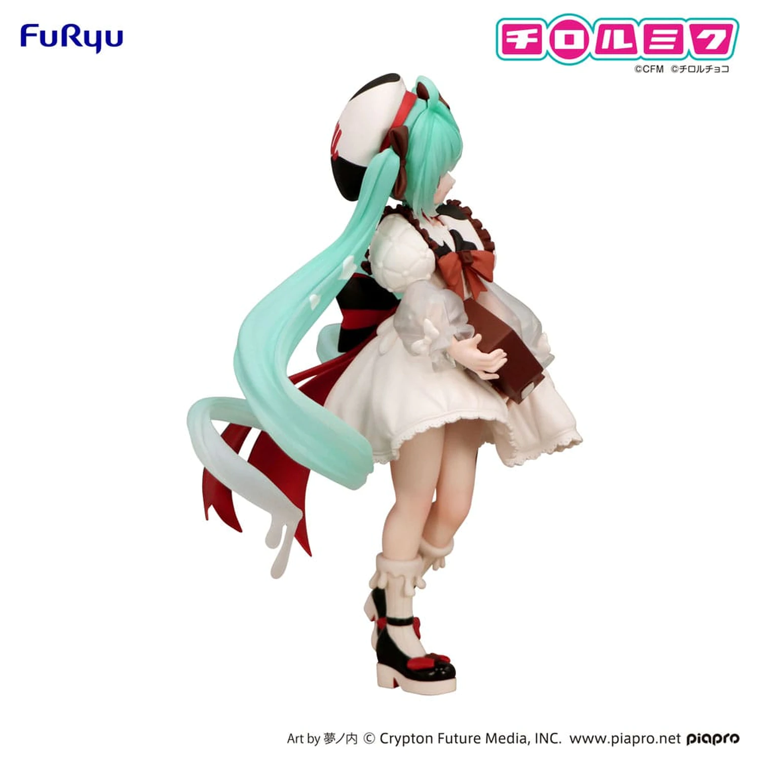Hatsune Miku x Tirol Choco Trio-Try-iT PVC Kip Hatsune Miku Milk Ver. 18 cm fotografija proizvoda