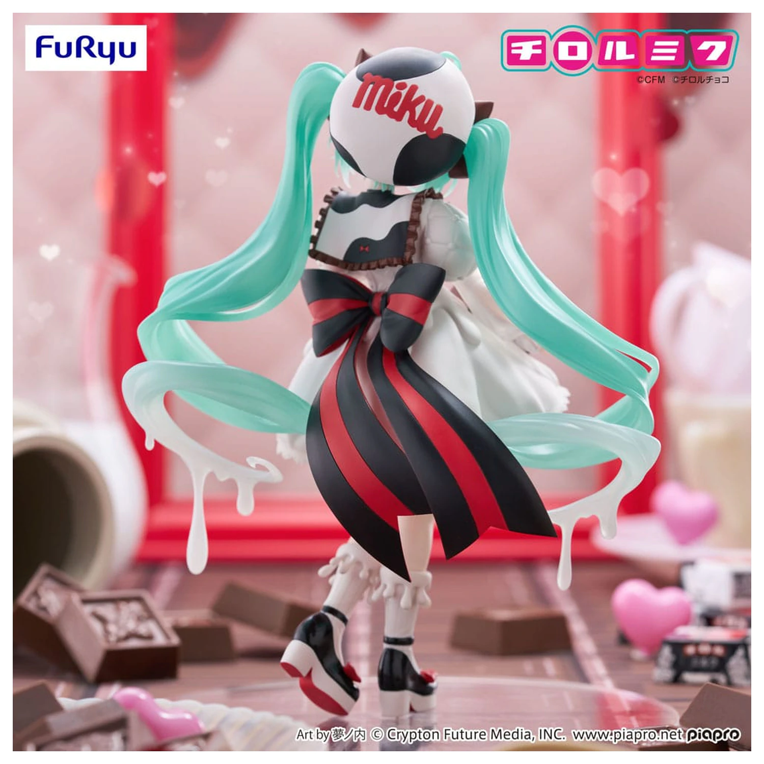 Hatsune Miku x Tirol Choco Trio-Try-iT PVC Kip Hatsune Miku Milk Ver. 18 cm fotografija proizvoda