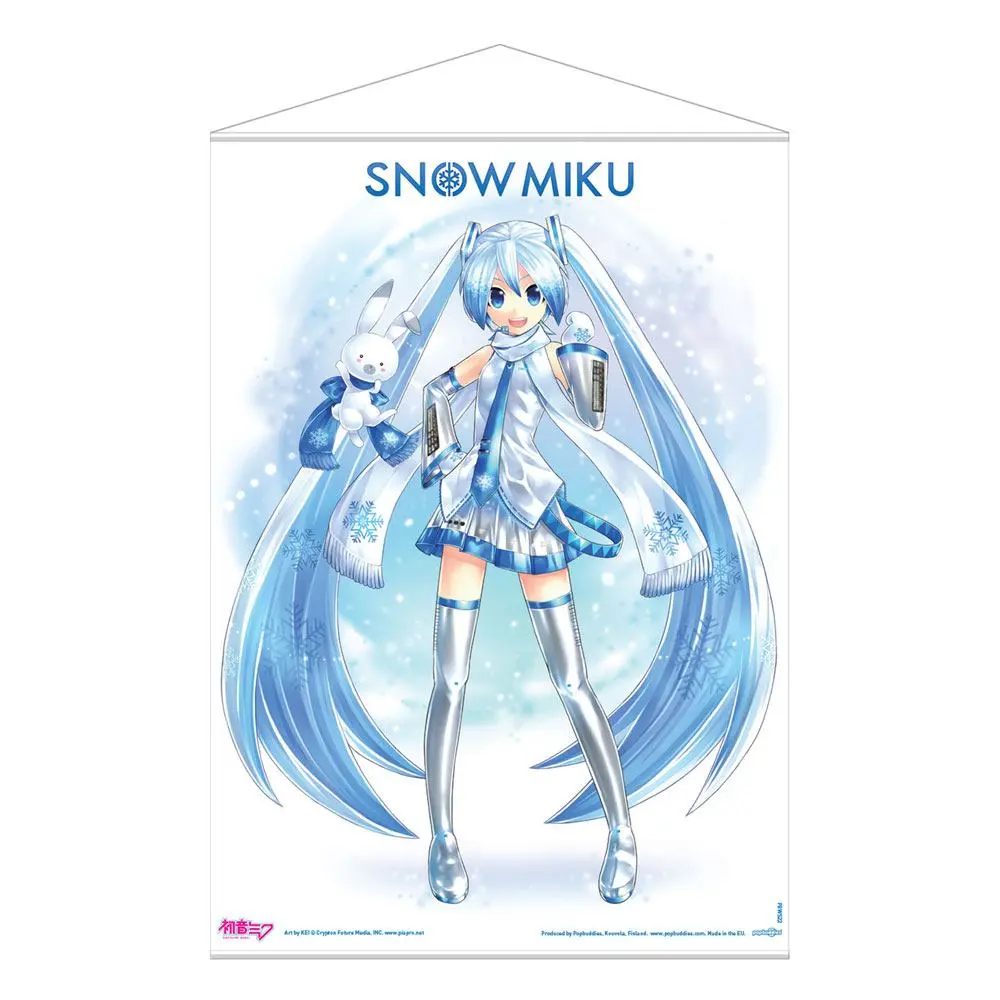 Hatsune Miku Zidni svitak Snow Miku 50 x 70 cm fotografija proizvoda