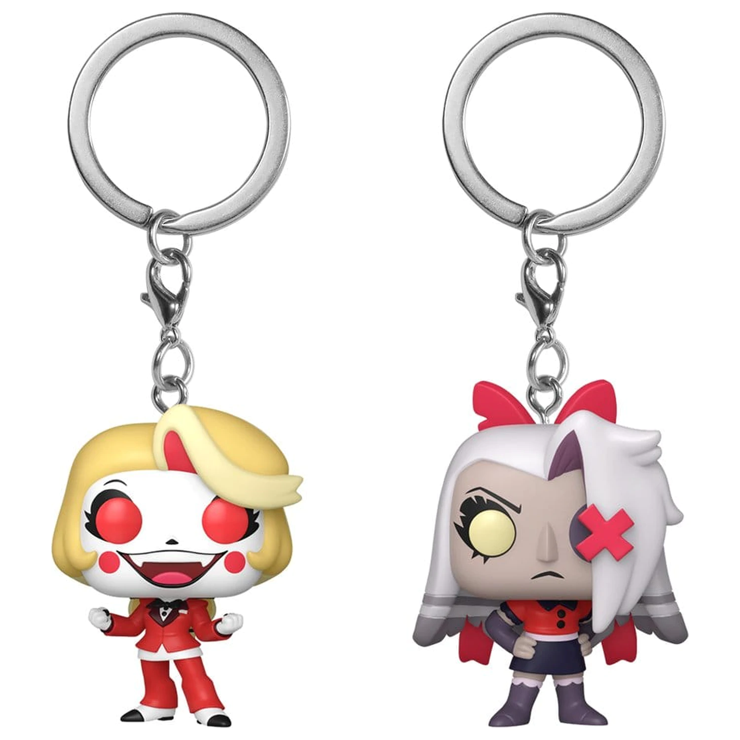 Hazbin Hotel Funko POP! vinilni privjesak za ključeve set od 2 komada Charlie & Vaggie 4 cm fotografija proizvoda