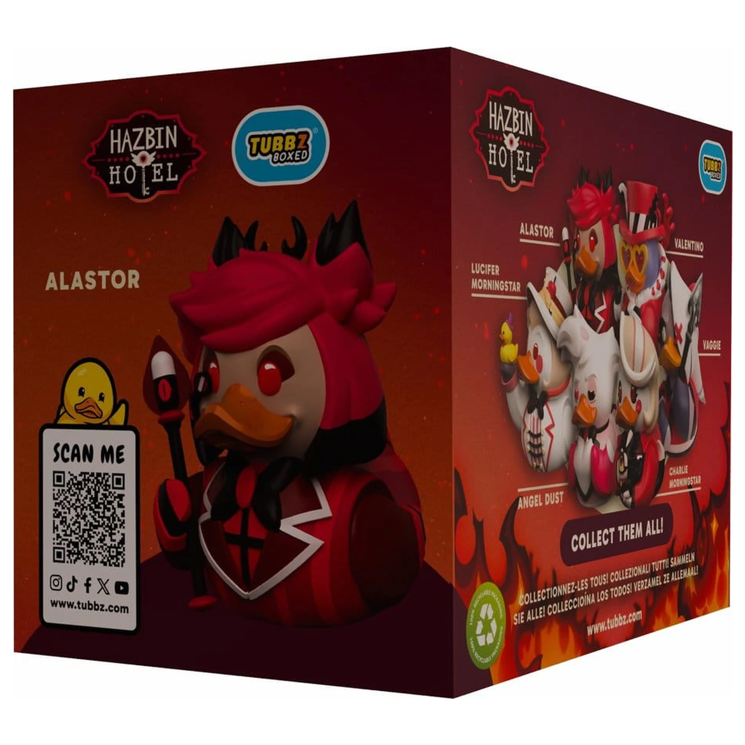 Hazbin Hotel Tubbz PVC figura Alastor Boxed Edition 10 cm fotografija proizvoda