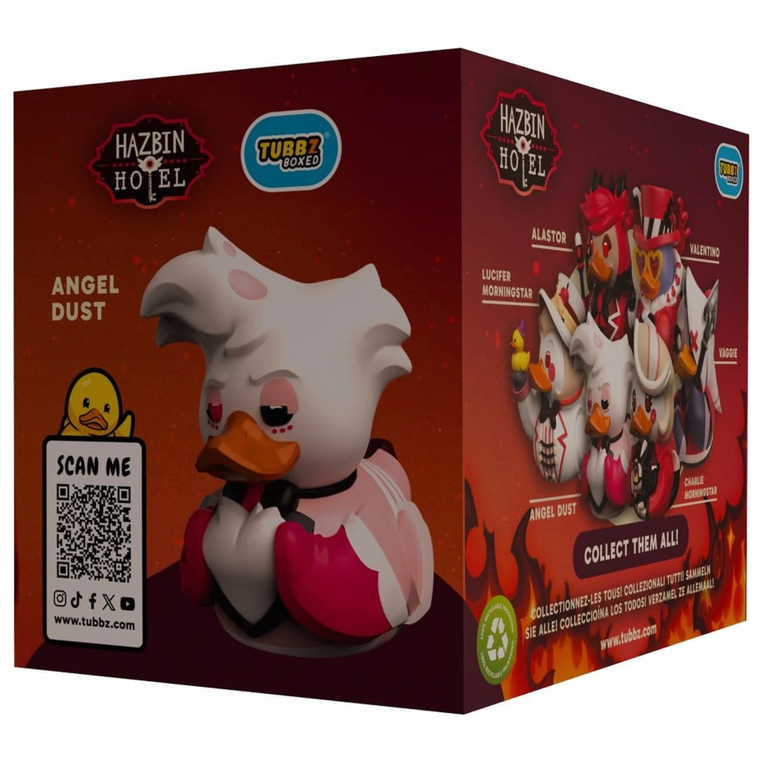 Hazbin Hotel Tubbz PVC figura Angel Dust Boxed Edition 10 cm fotografija proizvoda