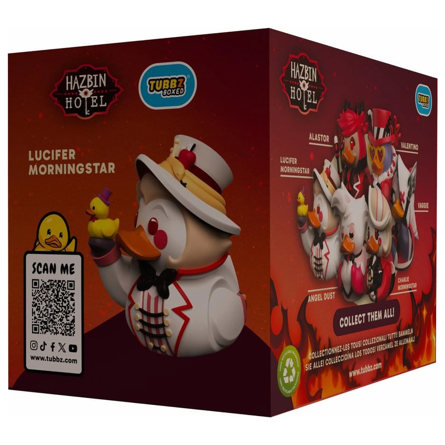 Hazbin Hotel Tubbz PVC figura Lucifer Morningstar Boxed Edition 10 cm fotografija proizvoda