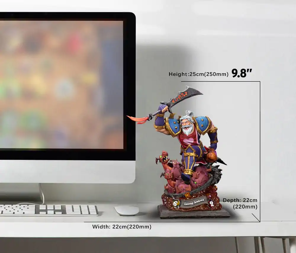 Hearthstone Kip 1/10 Leeroy Jenkins 25 cm fotografija proizvoda