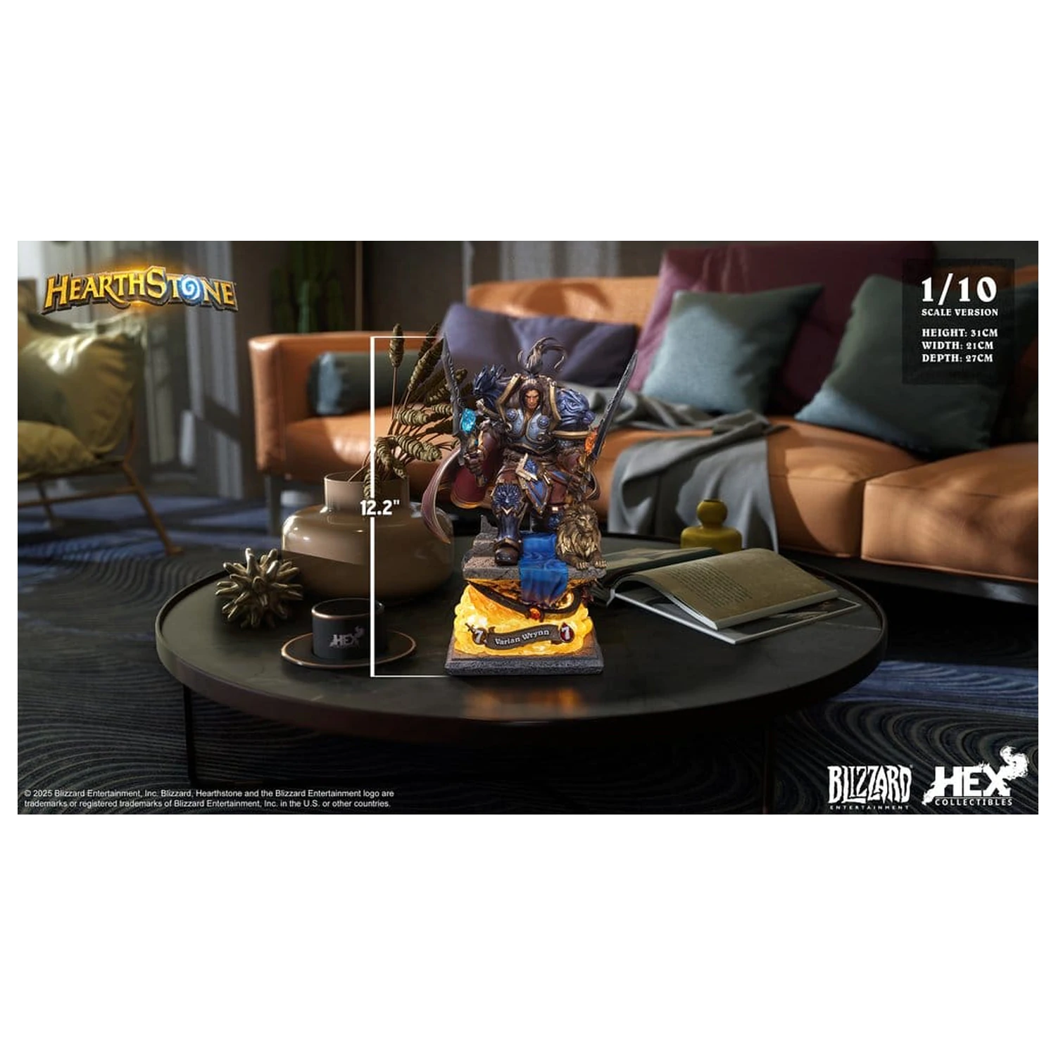 Hearthstone Statua 1/10 Varian Wrynn 31 cm fotografija proizvoda