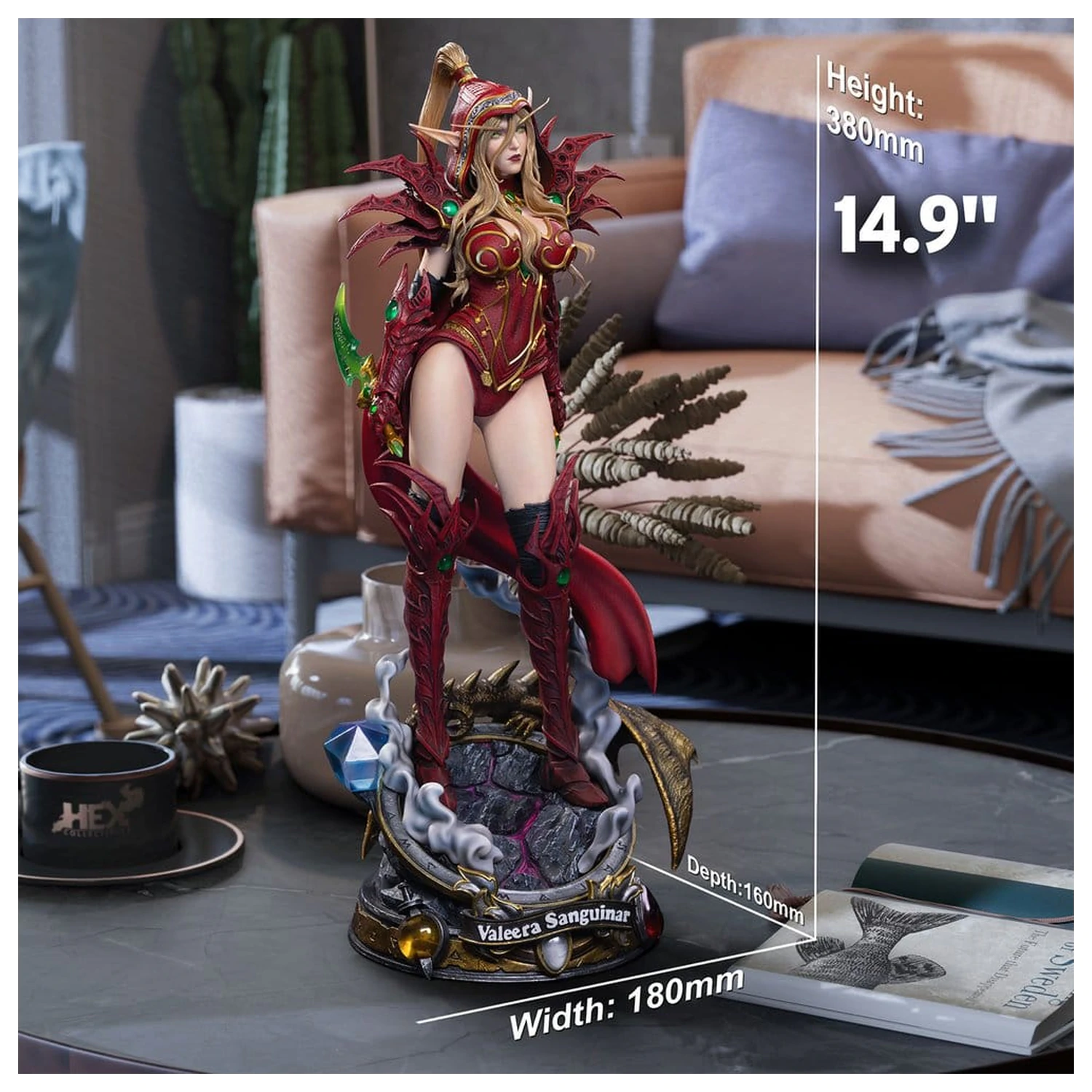 Hearthstone 1/6 Statua Valeera Sanguinar 38 cm fotografija proizvoda