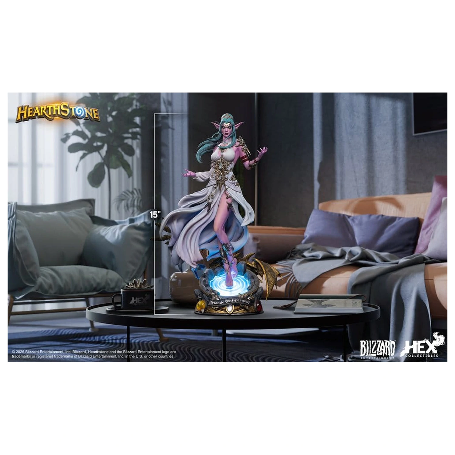 Hearthstone Statua 1/6 Tyrande Whisperwind 38 cm fotografija proizvoda