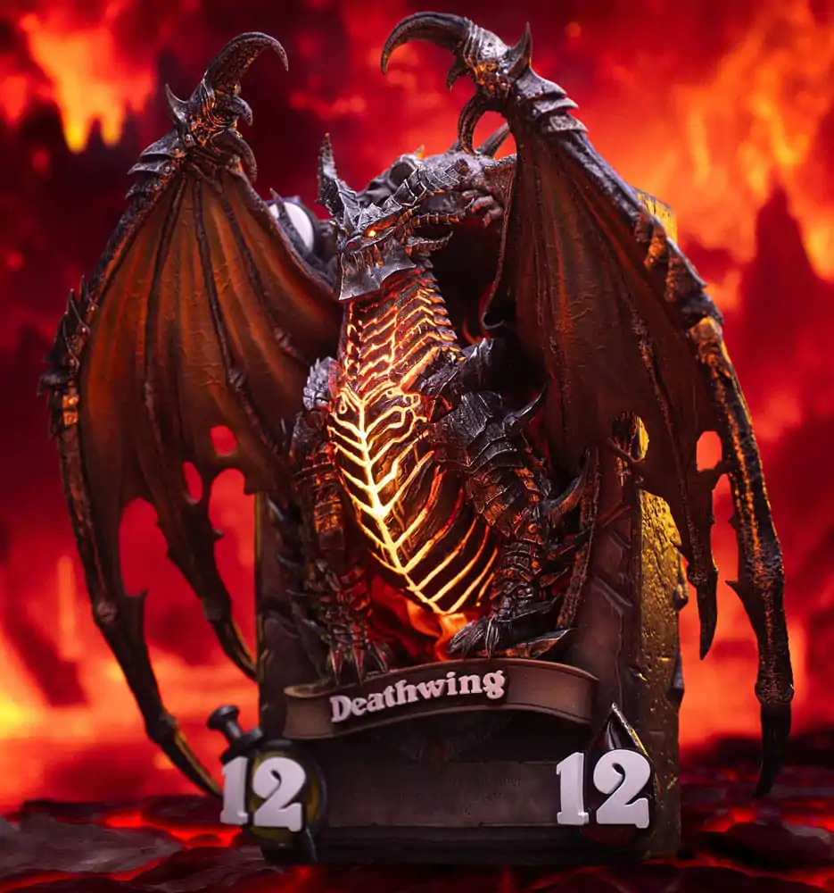 Hearthstone 3D umjetnički okvir statua Deathwing 34 cm fotografija proizvoda